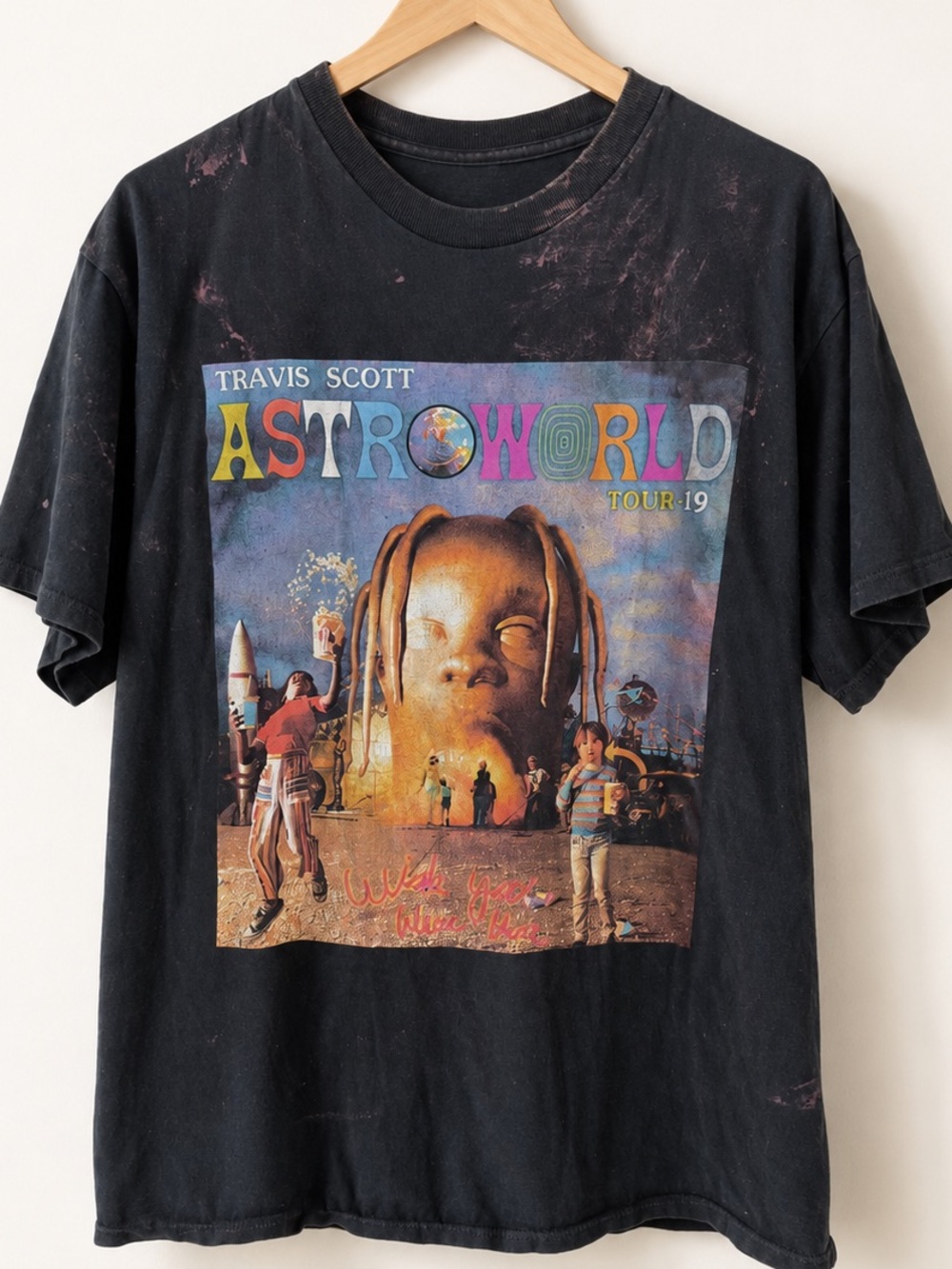 Vintage Travis Scott Astroworld 2019 Tour Concert T-Shirt